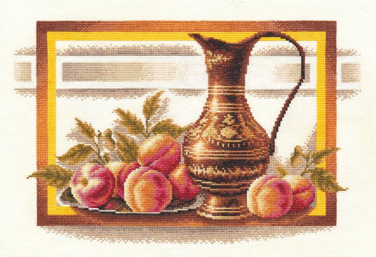 Набор для вышивания крестом PANNA Натюрморт с персиками