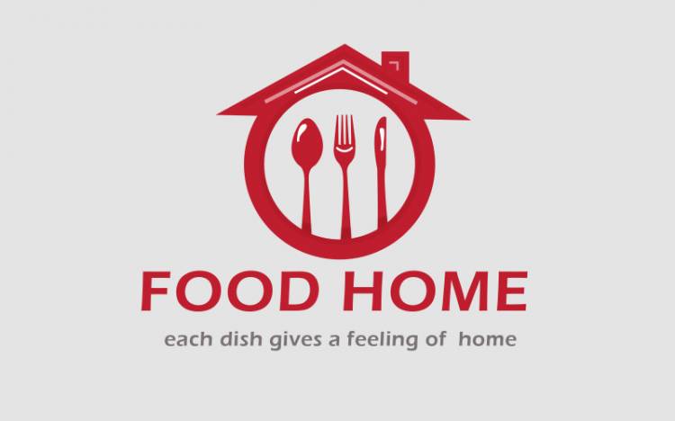 Бизнес Еда Домашняя кухня Логотип #