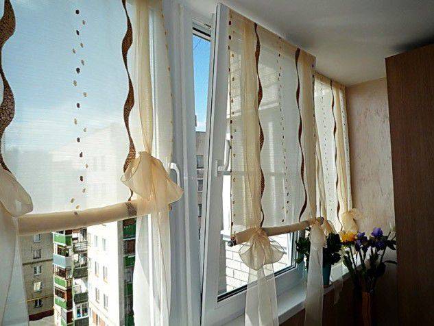 Как сделать шторы на балкон своими руками, рекомендации, этапы работ