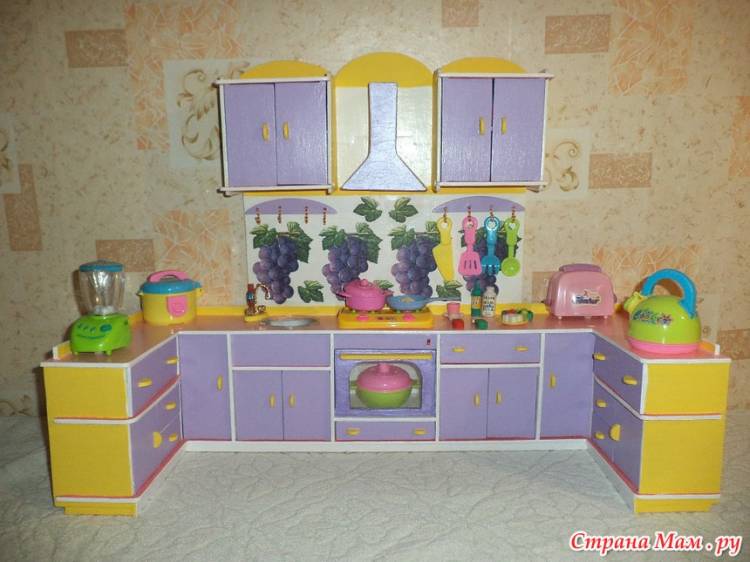 Кухня моего кукольного доми
