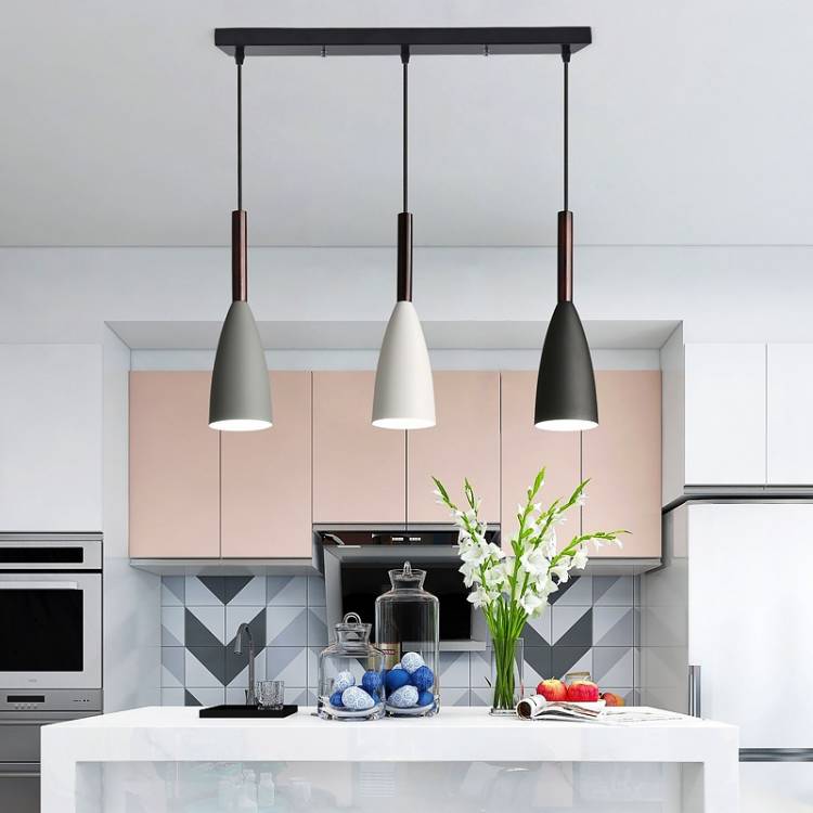 Современные подвесные светильники для столовой, минималистичный скандинавский светильник на стол, кухонный остров, подвесные лампы для столовой