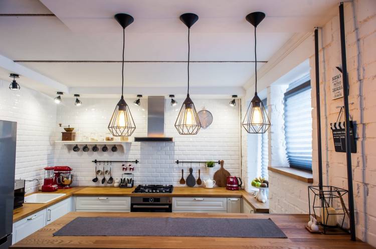 Светильник на кухню в скандинавском стиле