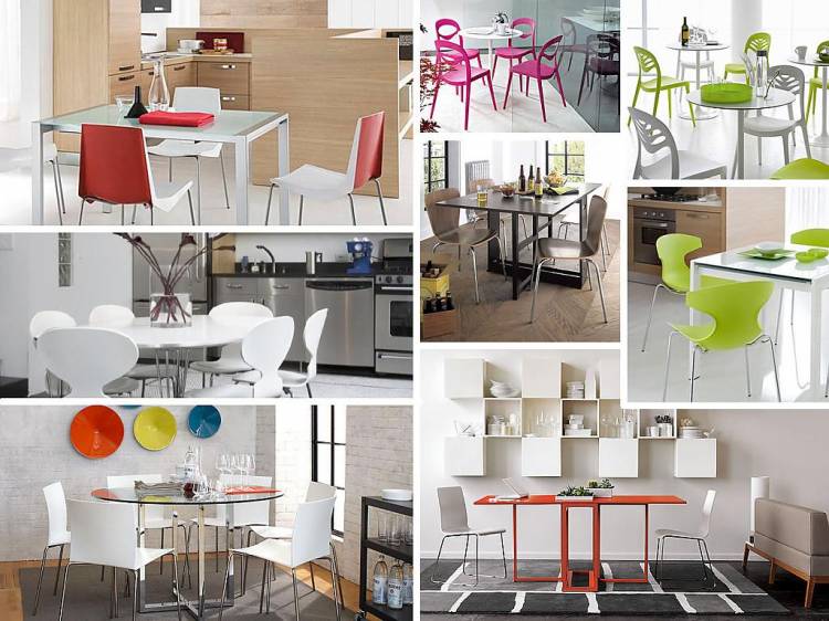 Дизайнерские столы и стулья для кухни