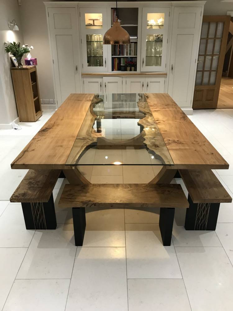 Дизайнерские обеденные столы из дерев