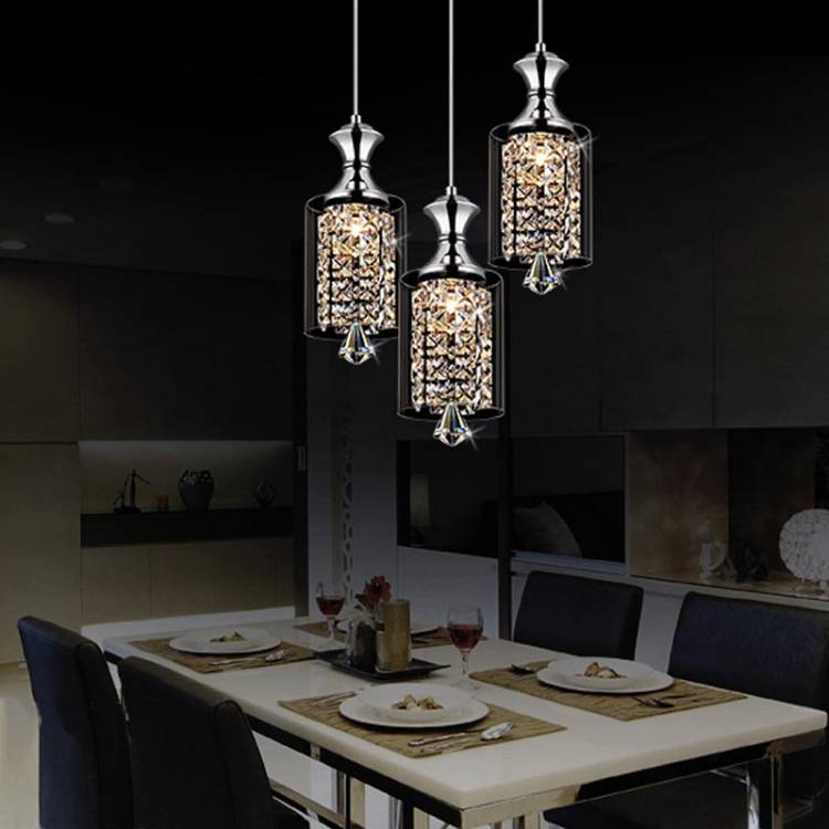 Современный роскошный хрустальный светодиодный подвесной светильник для гостиной, столовой, кухни, стеклянный дизайнерский подвесной светильник, Декор, Домашний Светильни