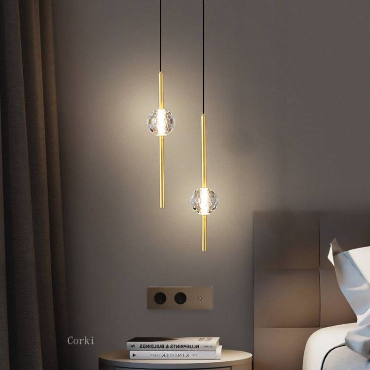 Современный светодиодный подвесной светильник для дома, гостиной, столовой, кухни, подвесной светильник, роскошный хрустальный светильник для спальни, внутреннее освещение, осветительные приборы