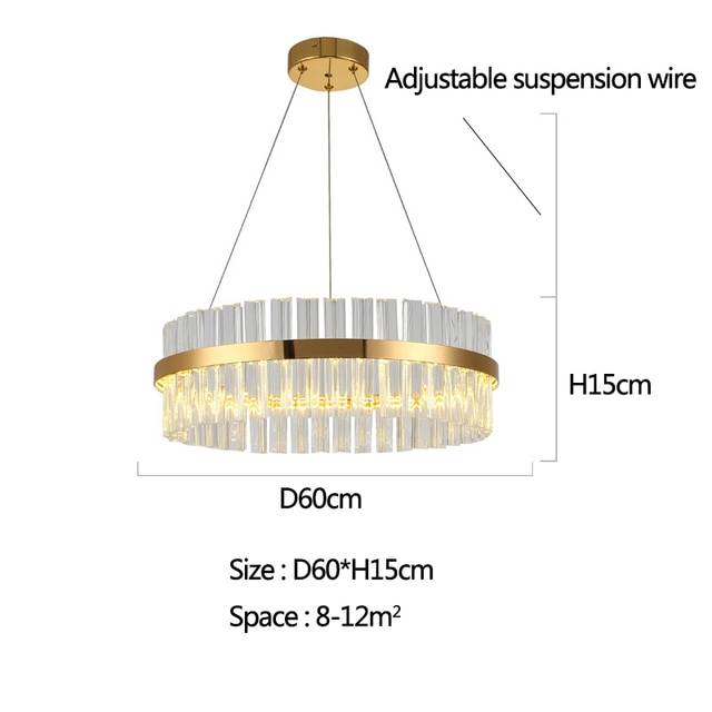 Современный хрустальный светодиодный подвесной светильник, модная люстра в минималистичном стиле для гостиной, столовой, кухни, спальни