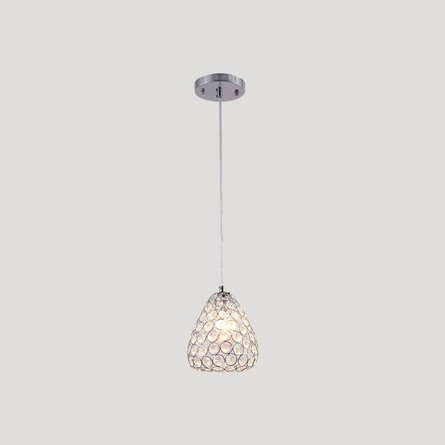 Хрустальный подвесной светильник в скандинавском стиле, светодиодный светильник для дома, бара, кухни, спальни, прикроватной гостиной, дизайнерского ателье, подвесной светильни