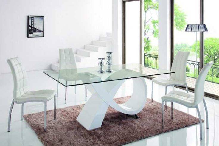 Овальный стеклянный стол на кухню: 93+ идей дизайна
