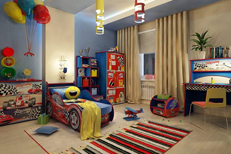 Дизайн детской комнаты для мальчи