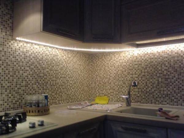 Светодиодная подсветка для кухни под шкафы для рабочей зоны своими руками