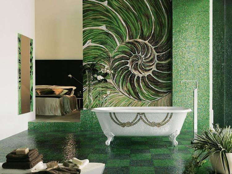 Мозаика для ванной как произведение искусств