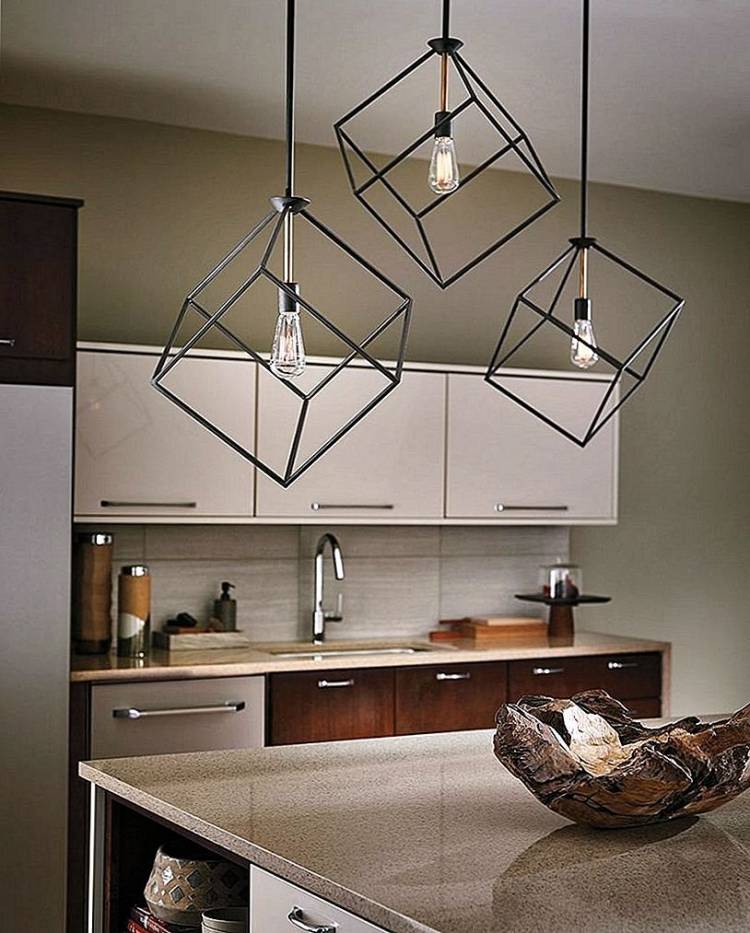 Светильники для кухни треугольны