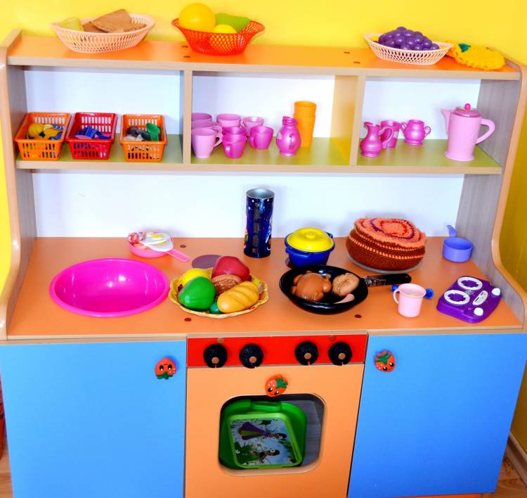Оформление кухонного уголка в детском саду