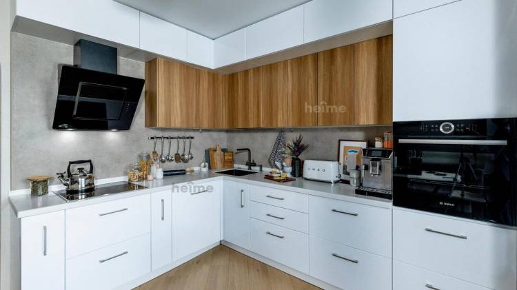 Угловая кухня с большим холодильником: 105 фото дизайна