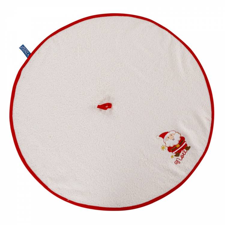 Полотенце кухонное круглое Vingi Ricami Girelle Xmas с вышивкой