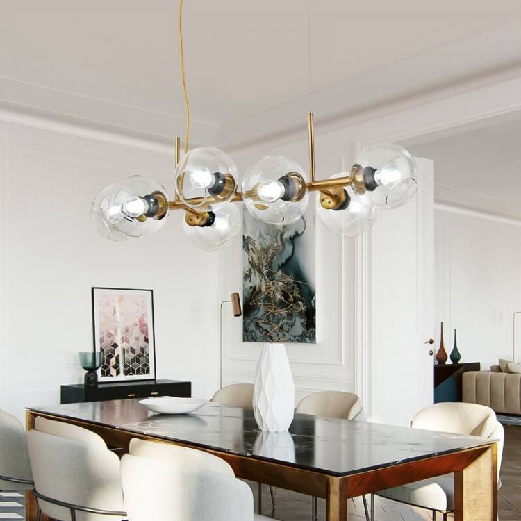 Ретро люстра в итальянском стилее, длинная лампа в стилее лофт, для кухни, островка, столовой, бара, стеклянный абажур в рустикальном стиле