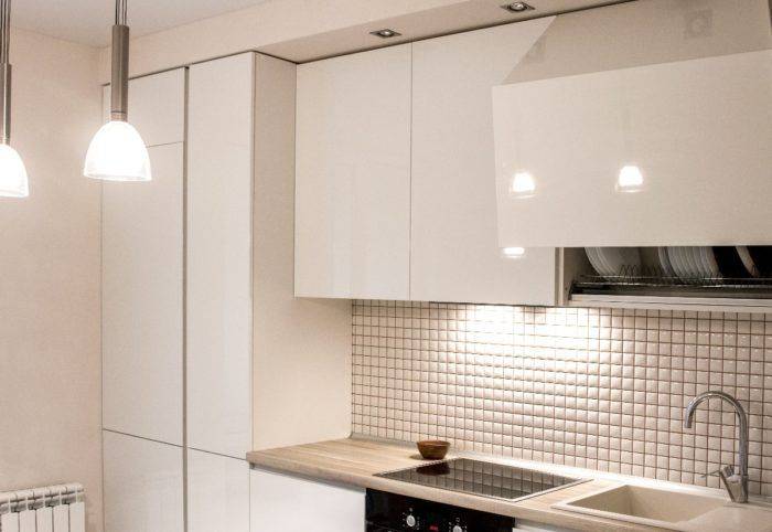 Белая мозаика на кухне: 97+ идей стильного дизайна
