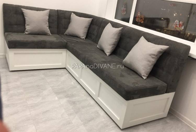Угловой диван Милан с рамочными фасадами