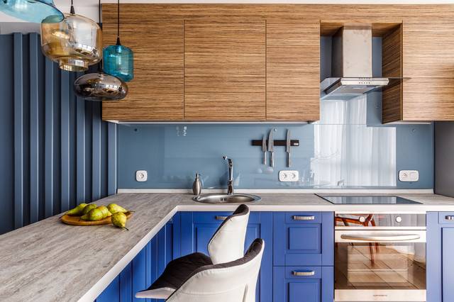 Дизайн кухни гостиной с одним окном: 102 фото дизайна