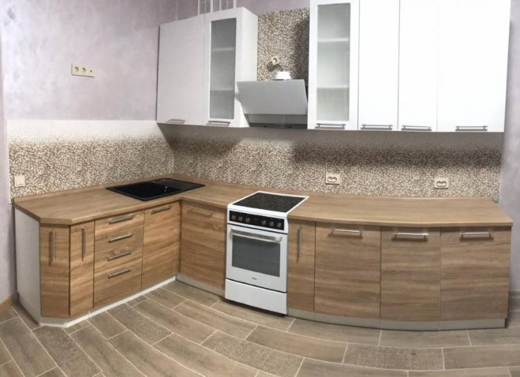 Кухня модульная Олива-София ИЦЮ (цвет фасадов на выбор, глянец или металлик) в Краснодар