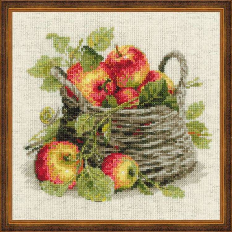 Набор для вышивания крестом «Спелые яблоки»