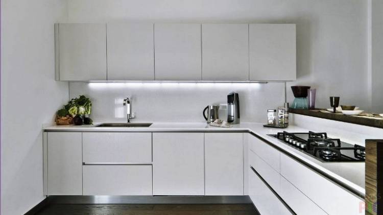 Белый цвет кухонной мебели