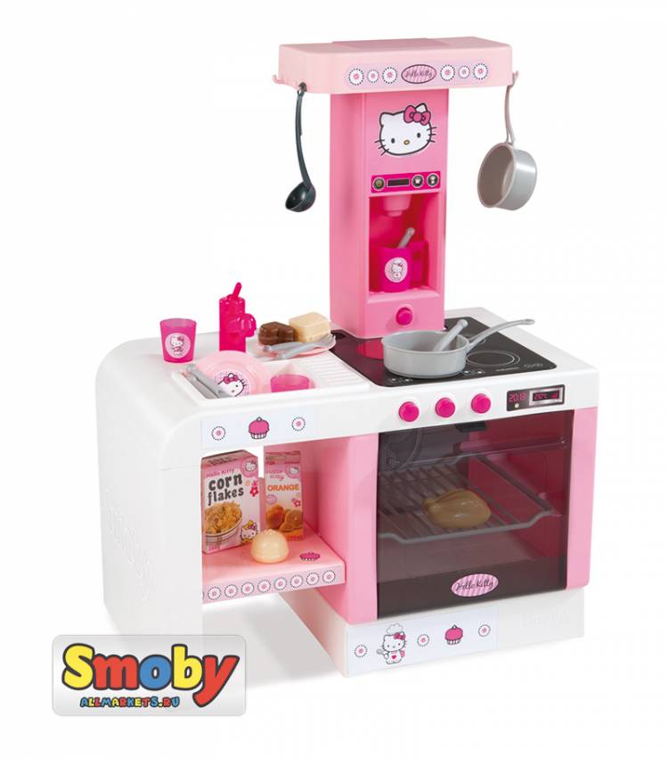 Кухня электронная MiniTefal Cheftronic Hello Kitty Smoby