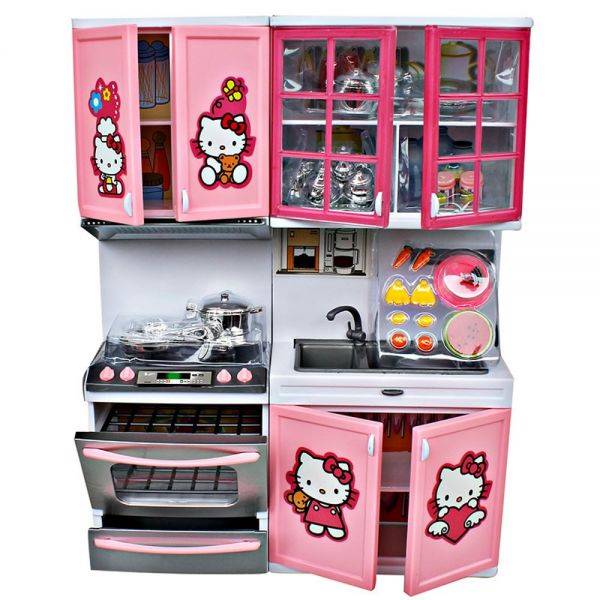 Кухня детская для кукол Hello Kitty (розовая) ― Джесси