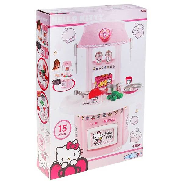 Детская игровая кухня Hello Kitty (Хеллоу Китти) с аксессуарами (Арт