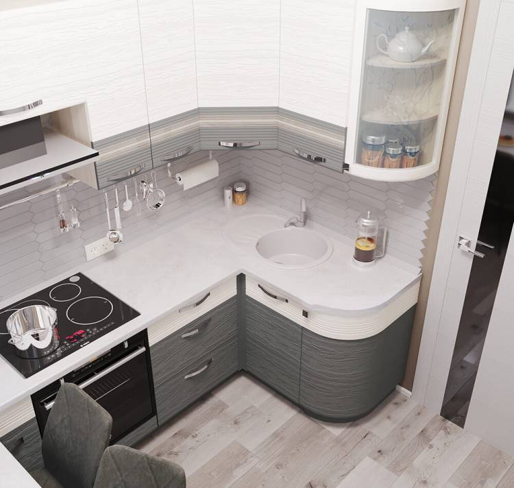 Угловая кухонная мебель для маленькой кухни: 103+ идей дизайна