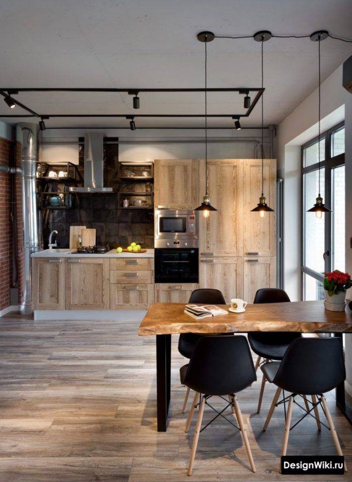 Кухня в стиле лофт бетон: 87+ идей дизайна