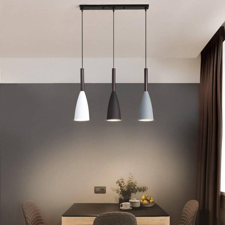 Современный минималистичный подвесной светильник в скандинавском стиле для гостиной