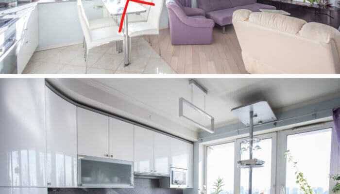 Кухня гостиная в однокомнатной квартире: 98+ идей дизайна