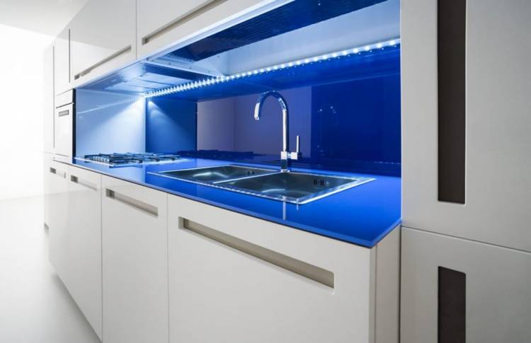 Кухни синего цвета это кухни для спокойных людей