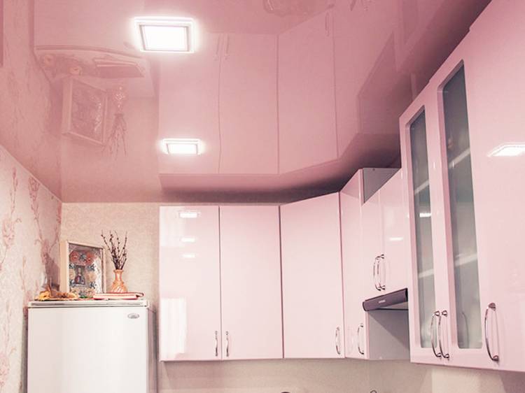 Натяжные потолки для кухни в Новосибирске недорого!
