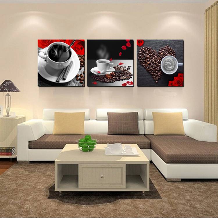 Дизайн Панели современные натюрморты фотообои кофе картина холст искусство картина для гостиной кухни украшение стены настенные картины