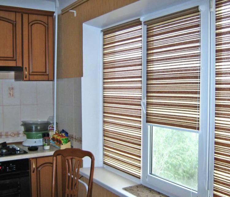 Как правильно выбрать рулонные шторы на кухню, фото, видео обзор