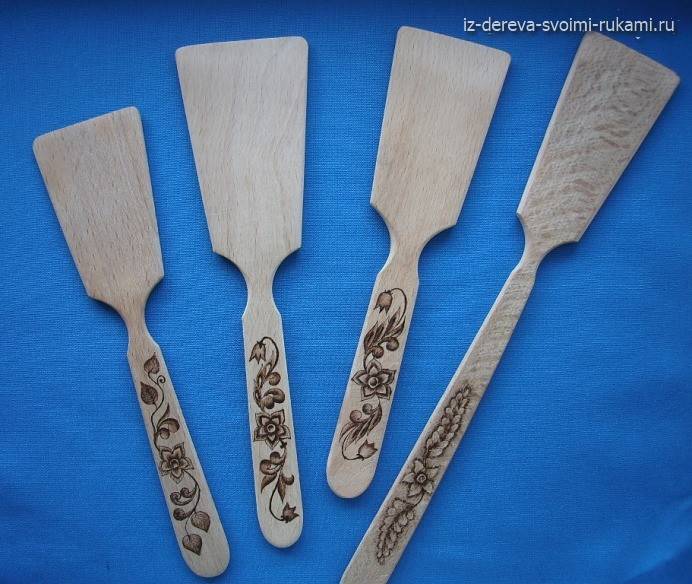 Изготовление деревянной лопатки для кухни