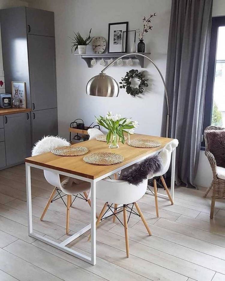 Стол на кухню в скандинавском стиле