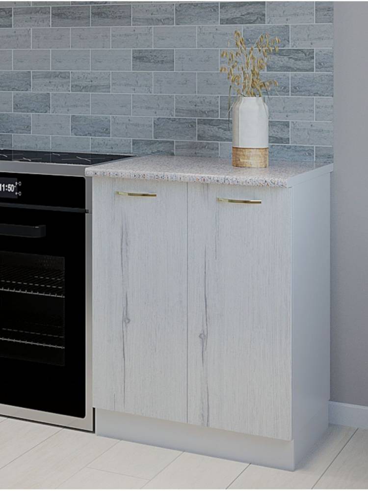 Кухонный гарнитур для кухни Модульный шкаф напольный белый Evita meb