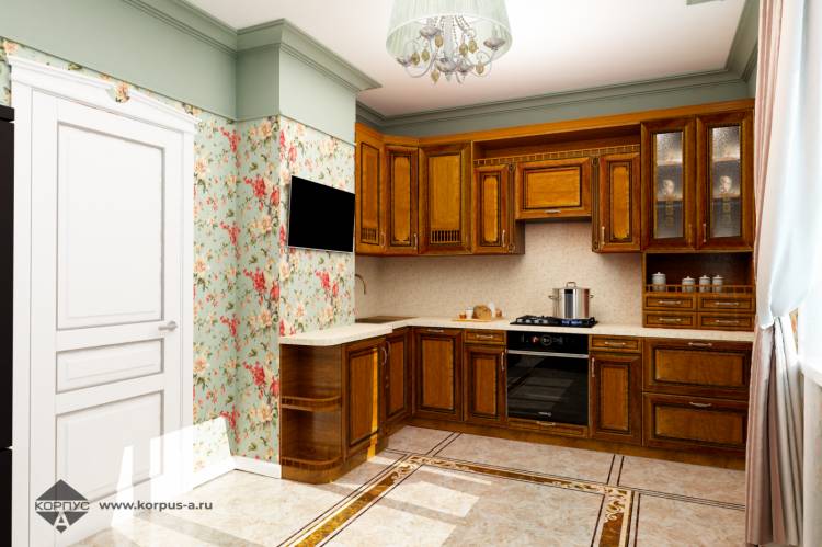Купите Кухня с фасадами из бука на официальном сайте гипермаркета мебели Империя в Москв