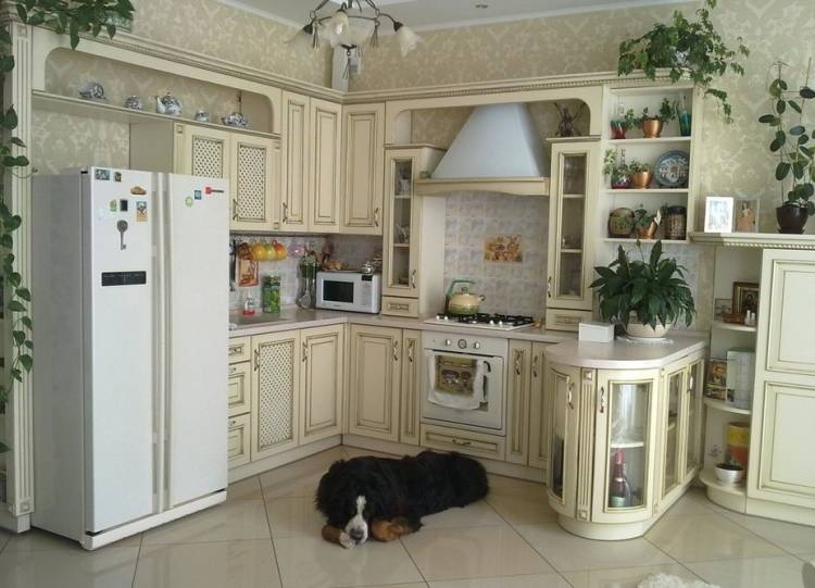 Дизайн интерьера небольшой кухни в стиле прованс
