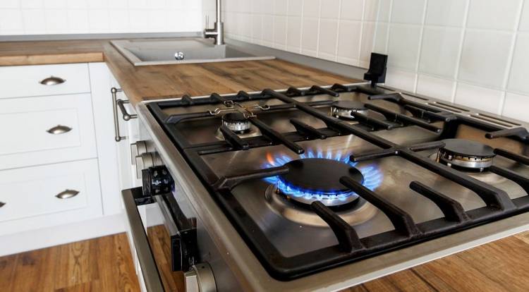 Газовые плиты встроенные в кухню: 80 фото дизайна