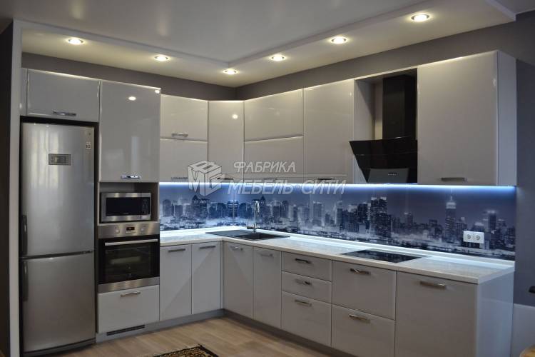 Кухня цвета серый металлик: 100 фото в интерьере