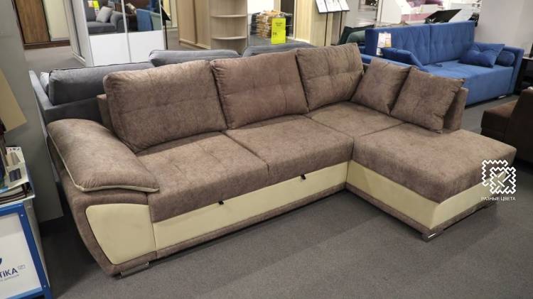 Угловой диван-кровать Риттэр с левым углом с доставкой по выгодной цене в интернет магазине Hoff