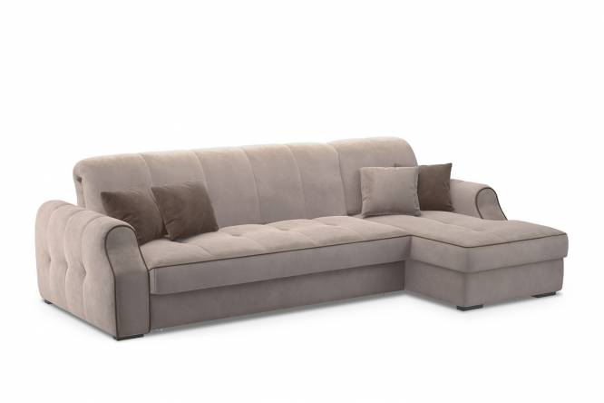 Угловой диван-кровать DREAMART Тулуза с левым углом с доставкой по выгодной цене в интернет магазине Hoff