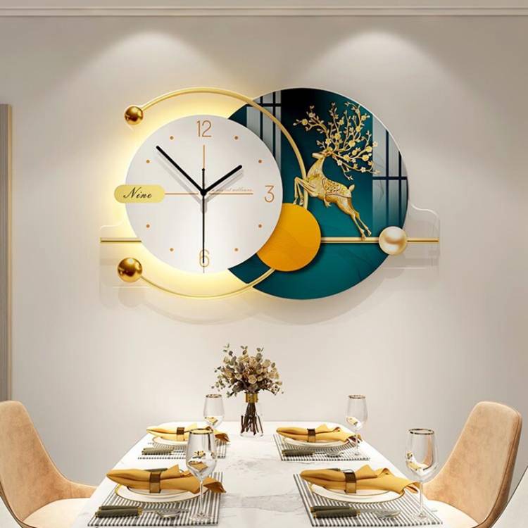 Современные часы, креативные цифровые большие настенные часы в японском стиле для гостиной, необычные часы для кухни, современное оформлени