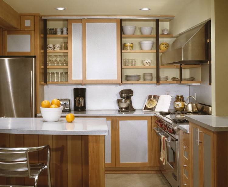Как сделать дизайн кухонных шкафов более практичным?