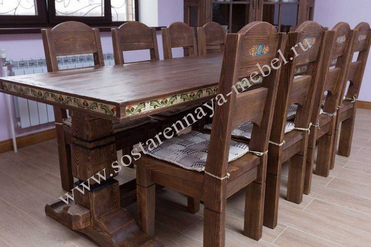 Кухонный стол из массива дерева от производителя